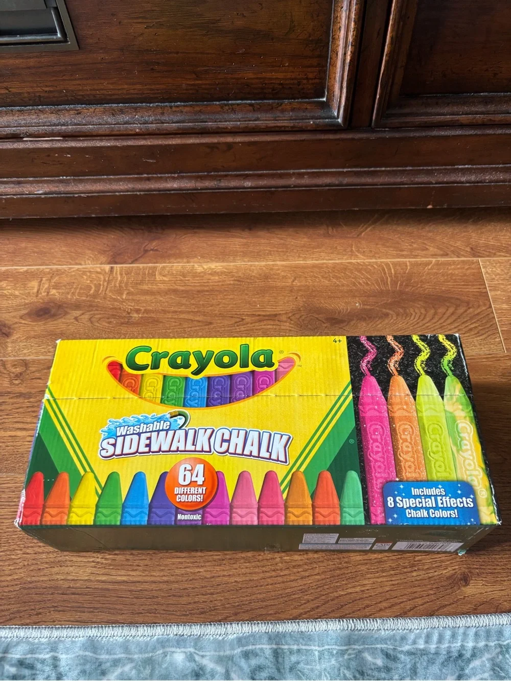 Crayola Washable Sidewalk Chalk 64 pack